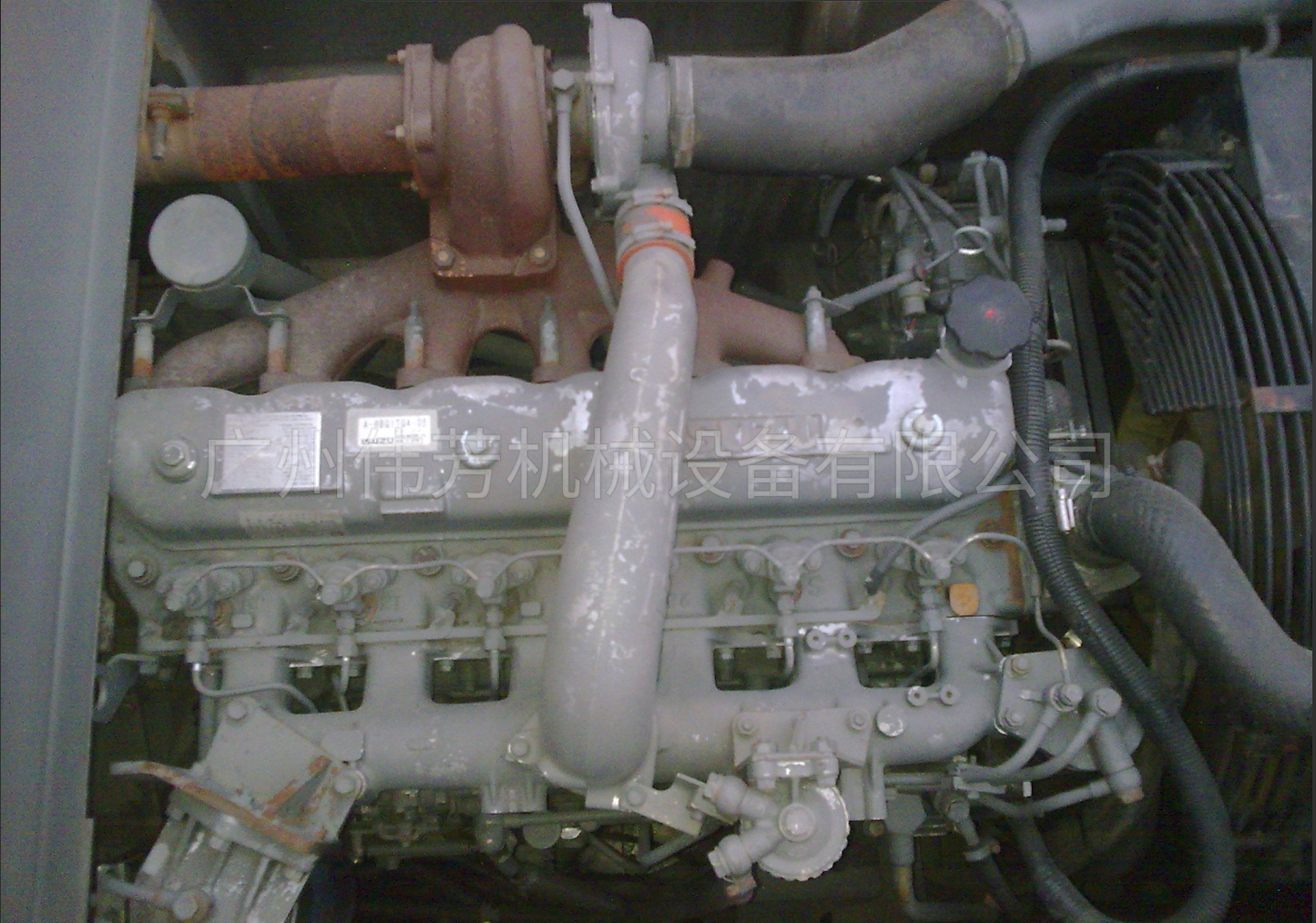Hitachi EX125WD-5 6BG1 1191002751 Hitachi wheel excavator, air compressor, air pump, air compressor 日立轮挖 空压机 打气泵